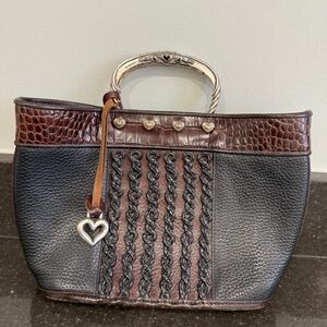 Brighton Purse with Silver Handle